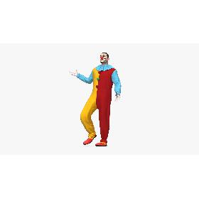 Circus Clown Standing Pose 3D model